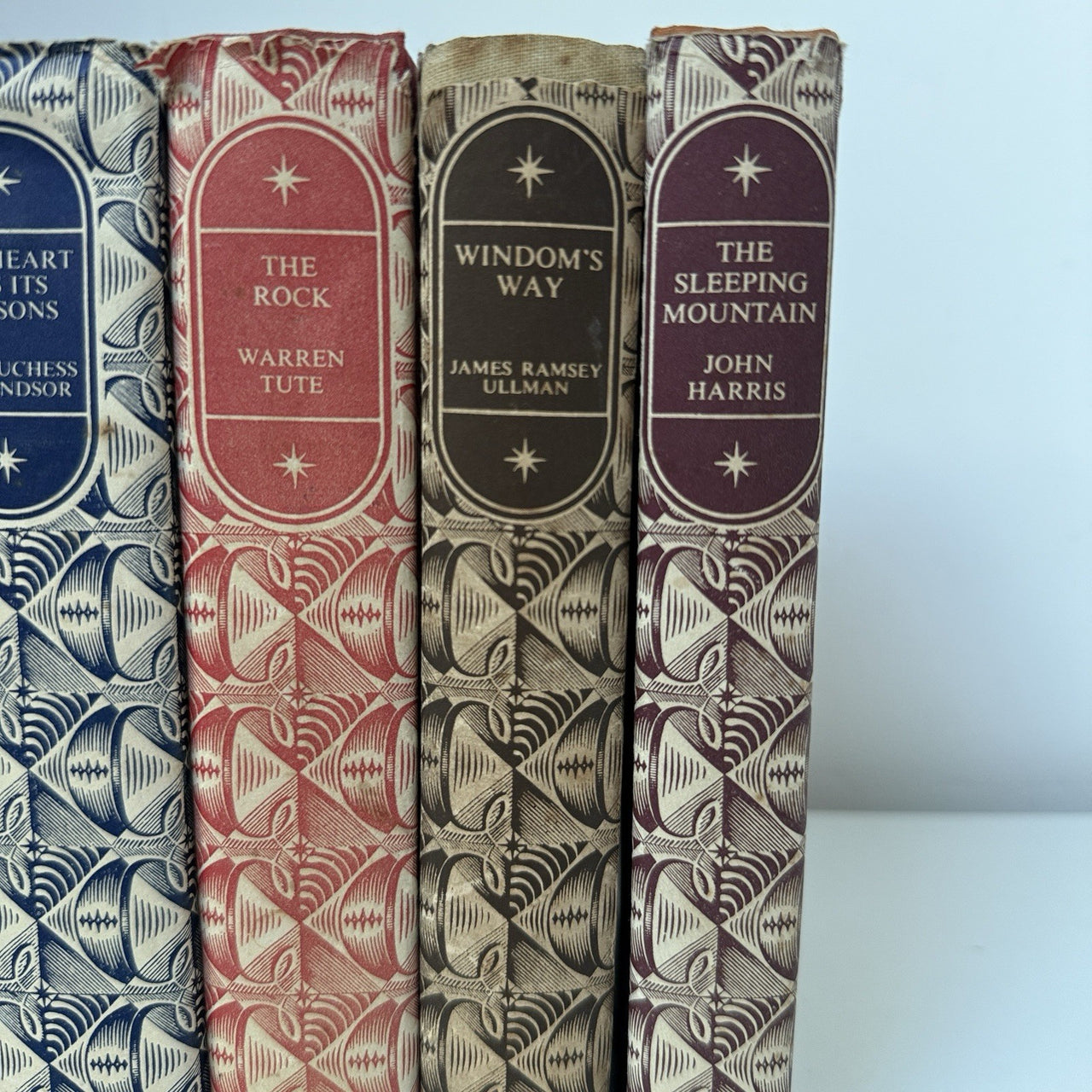 Companion Book Club Set of 8 Hardbacks Patterned Dust Jackets Ice Palace Rock3