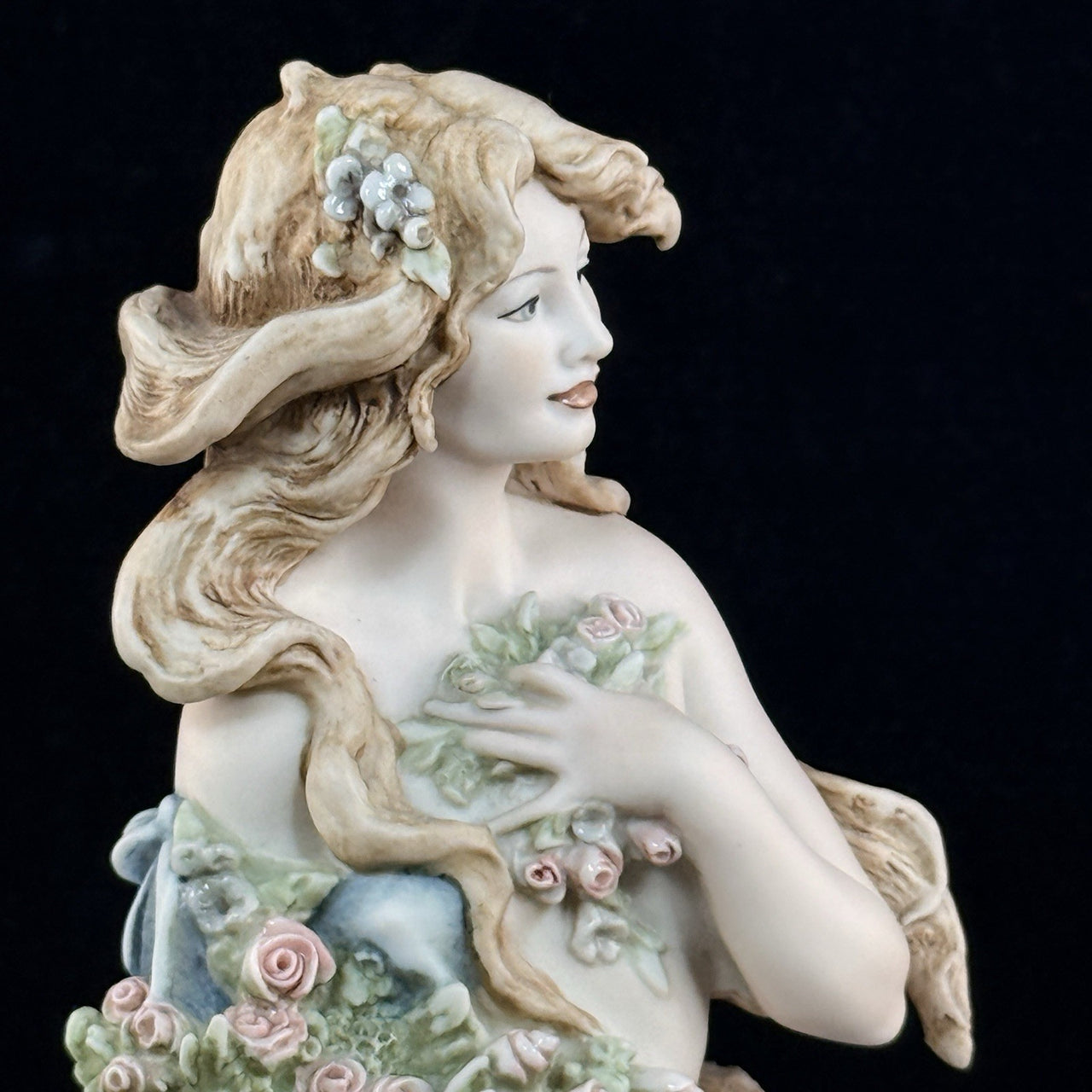 Giuseppe Armani Spring Florence Lady Flowers Figurine 0181C Italy HomeDecor 19925