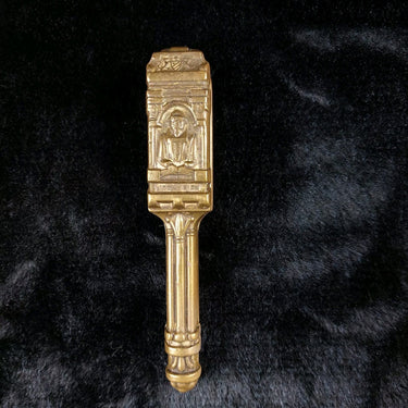 Antique Brass Nutcracker – Design Shakespeare – Made in England unique gift1