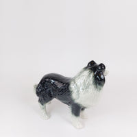 Thumbnail for Vintage Nelson Staffordshire Ceramic Collie Figurine 1960s Collie bookshelf deco5