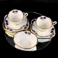 Thumbnail for Royal Albert Rose Pink tea set of 3 &serving plate England stunning 7p tea set0