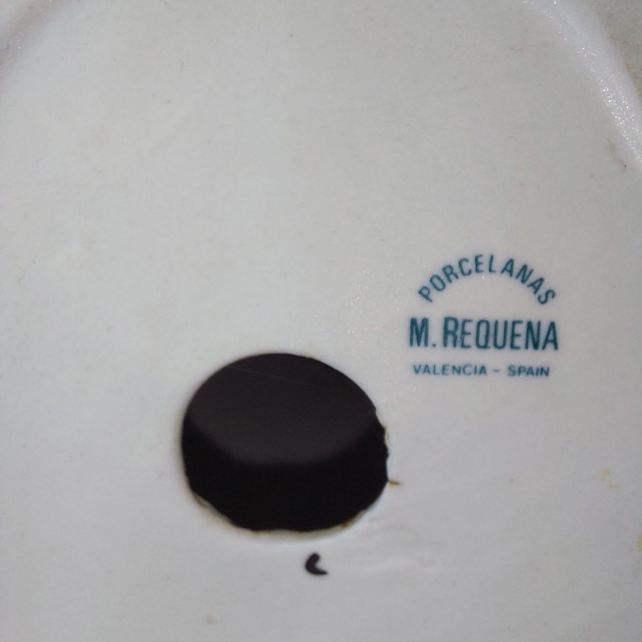 Porcelanas M. Requena Collectable Blue white porcelain Lady Figurine Spain Decor18