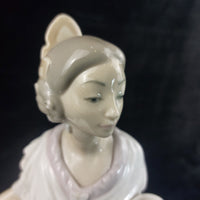 Thumbnail for NAO Spain Good Figurine Lady Elegant with Jug Pastel Glazed Porcelain 12.5