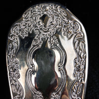 Thumbnail for Vintage Silver-Plated Vanity Set gift– Round Ornate Etched Box & Hand Mirror5