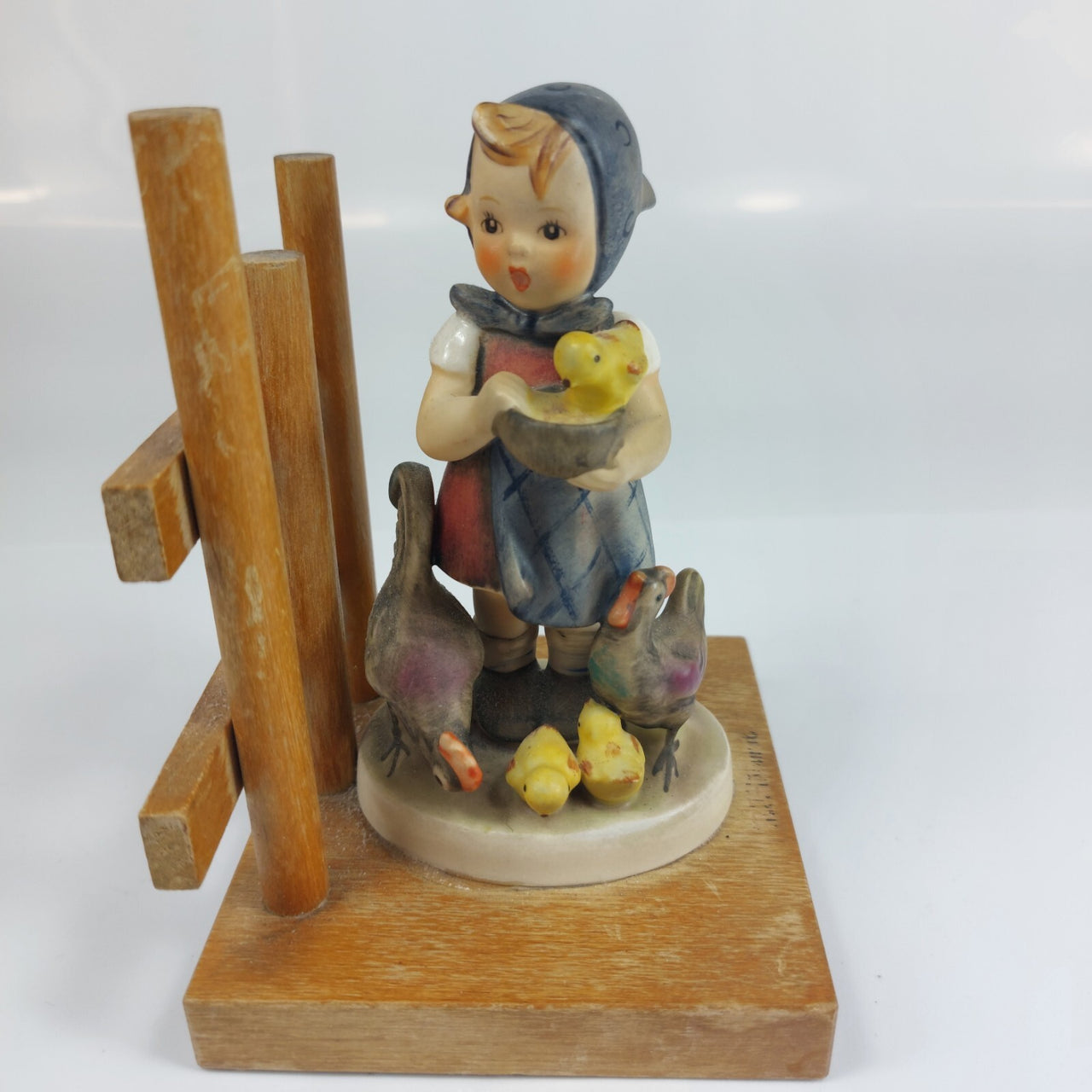 Goebel Hummel HUM 250 A&B Bookends Goat Herder & Feeding Time 1960s Figurine dec12