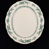 Thumbnail for Royal England Cauldon Green Dragon Serving Set x6 – Vintage Ironstone China13