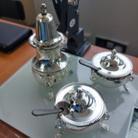 Thumbnail for England Silver Plated Condiment Set 4.5
