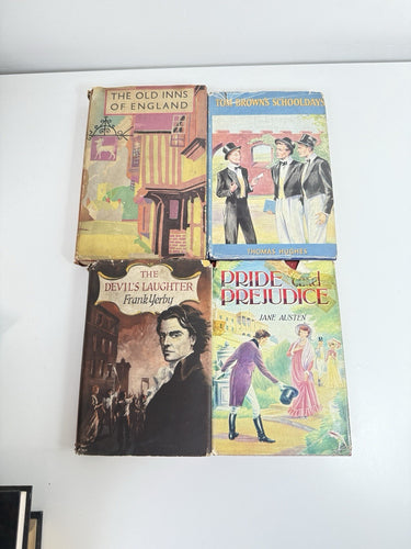 Vintage Book Set 1942–1955 Austen Yerby Hughes Richardson Regent Classics decor0