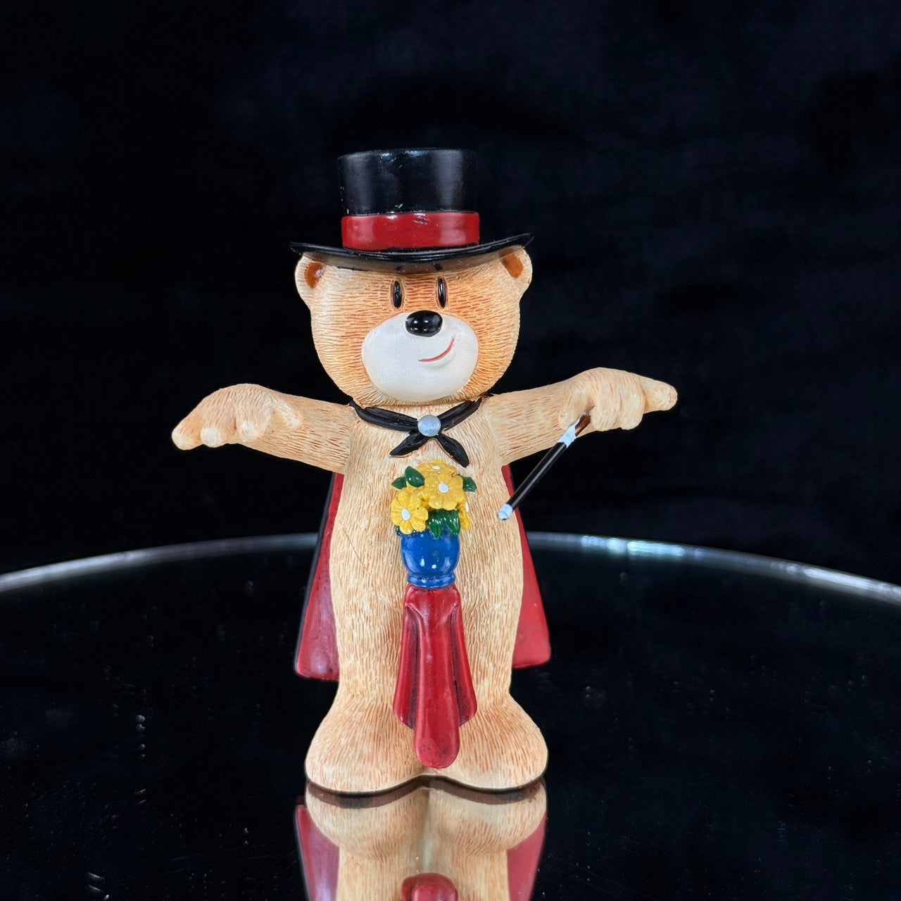 RARE Bad Taste Bear MR. MAGICA Figurine Retired Piranha 2003 Studios funny gift2