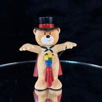 Thumbnail for RARE Bad Taste Bear MR. MAGICA Figurine Retired Piranha 2003 Studios funny gift2