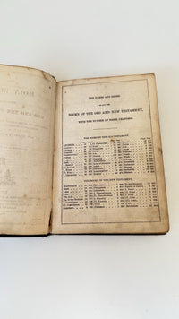 Thumbnail for Holy Miniature Bible Leather Bound British & Foreign Bible Society Antique 187210