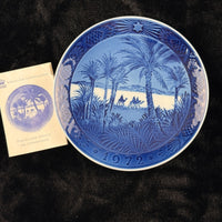 Thumbnail for Royal Copenhagen 1972-1974 Christmas Plates Set of 3 Blue Collectibles Porcelain19