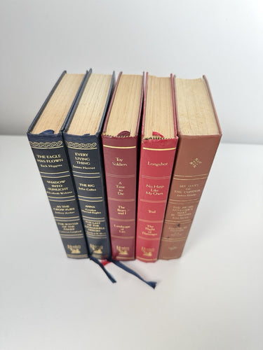 Readers Digest Vintage Book Set Bookshelf Decor Set Of 5 1