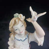 Thumbnail for Giuseppe Armani Joy Figurine 1999 Florence Tag Signed by artst see finger .18