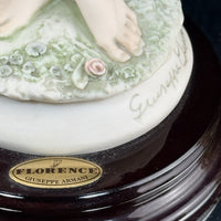 Thumbnail for Giuseppe Armani Spring Florence Lady Flowers Figurine 0181C Italy HomeDecor 19928