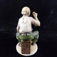 Thumbnail for Porcelain of a watchmaker CAPODIMONTE. Antonio Benni. Is Finger Broken, chipped14