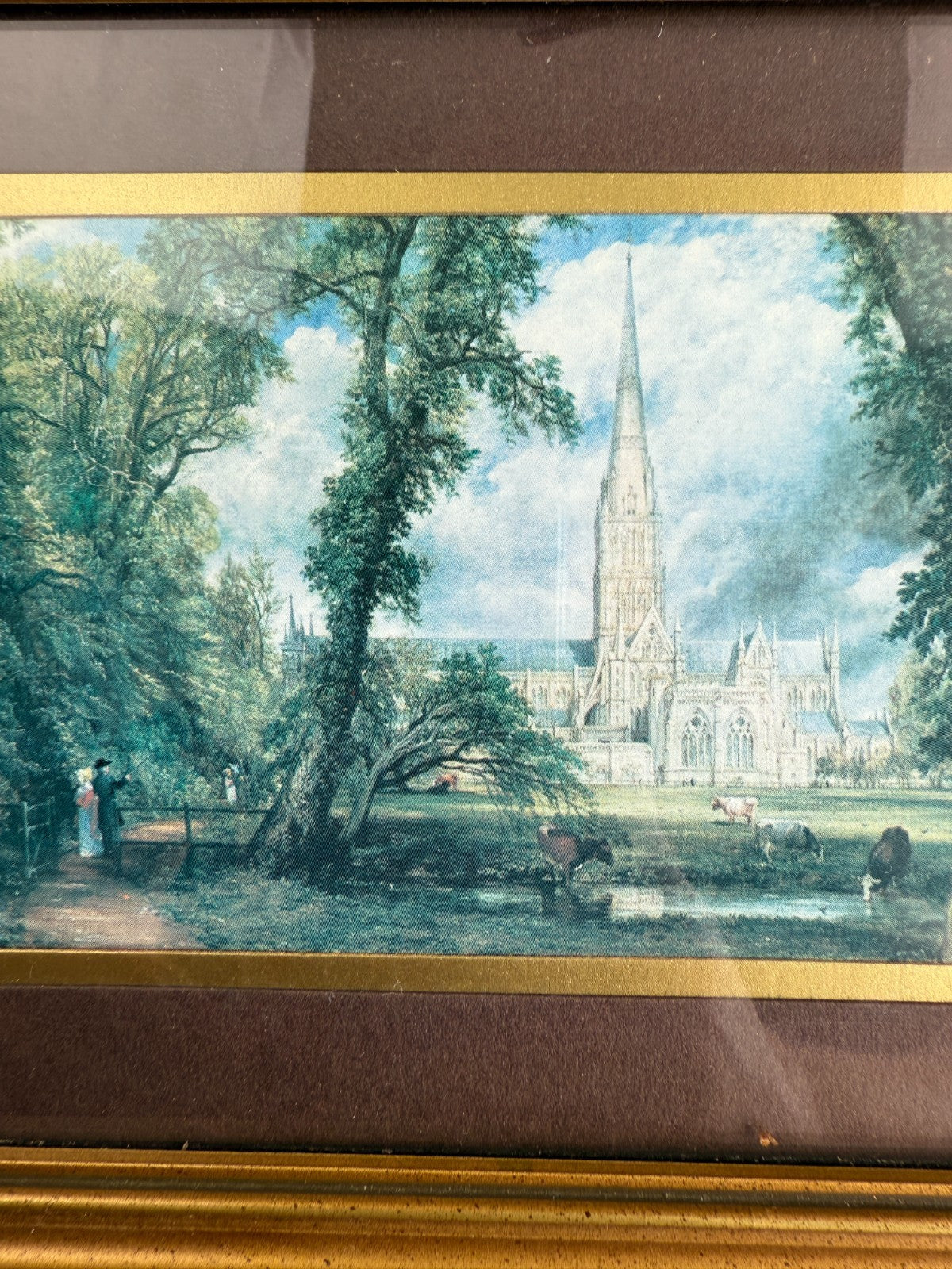 A Collection Classic of Art: Vintage Constable Prints Landscape & frame Set of 56