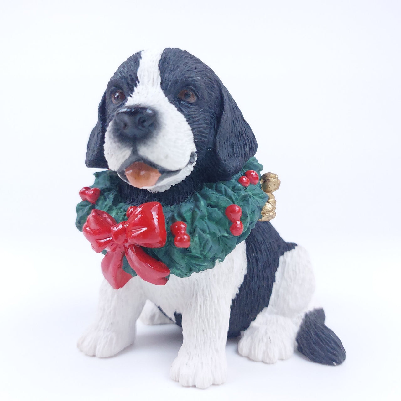 Tom Rubel Deer Silver Christmas Dog Figurine Collectible - xmas dog decor 199013