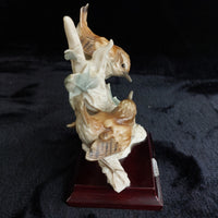 Thumbnail for G.Armani Twin Birds Figurine  Italian Capodimonte Porcelain Signed 6.5” gift9