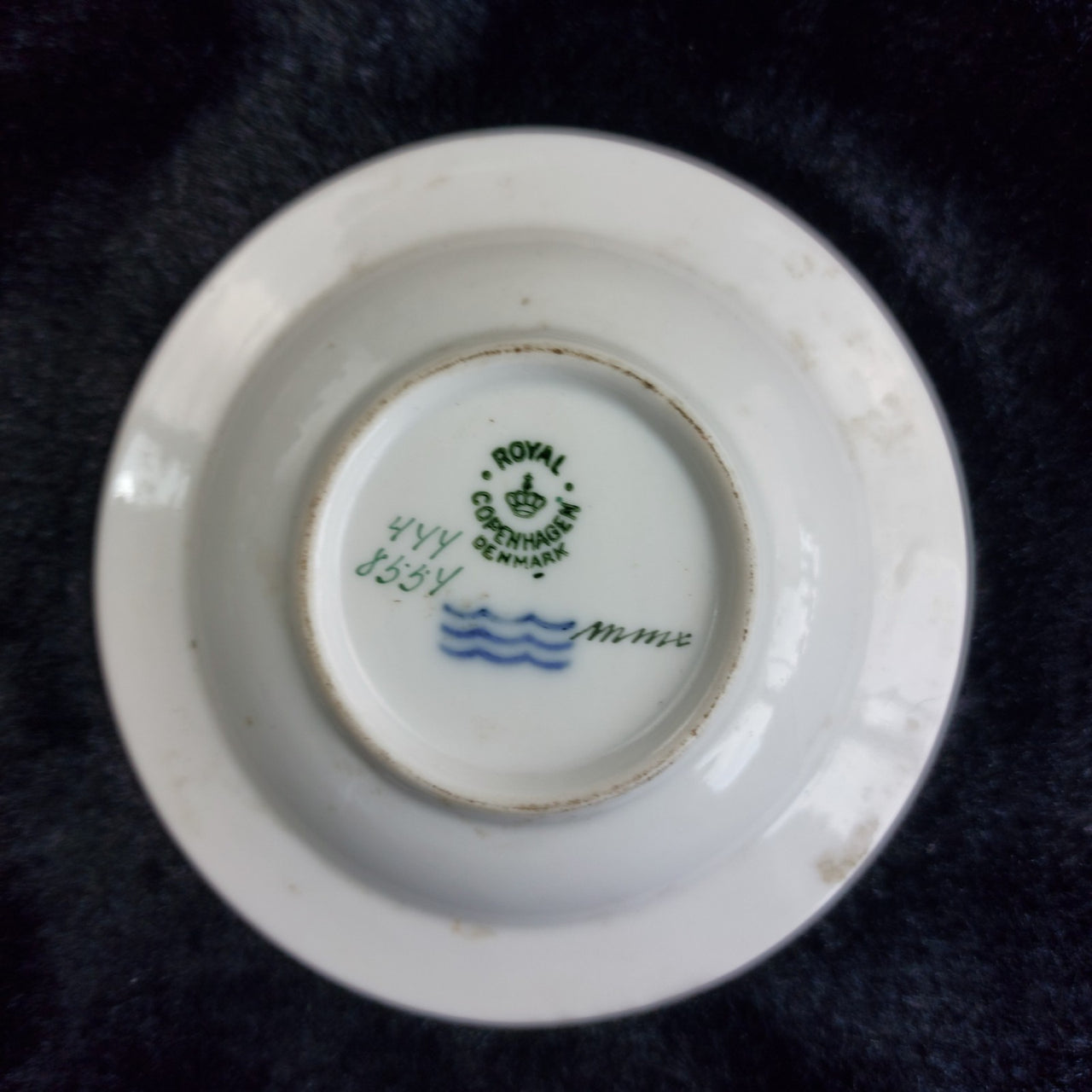 Royal Copenhagen Mini Dish Floral Gilded 10cm Hand Painted Danish Porcelain10