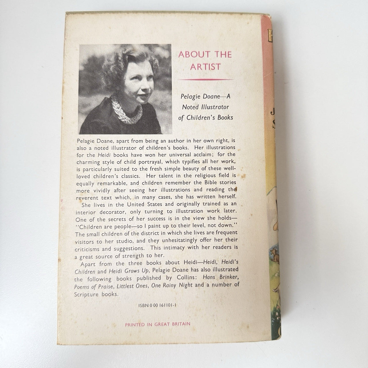 Collins Heidi &Heidi’s Children Illustrated Plague Doane 1969 1973 Book Set Gift8