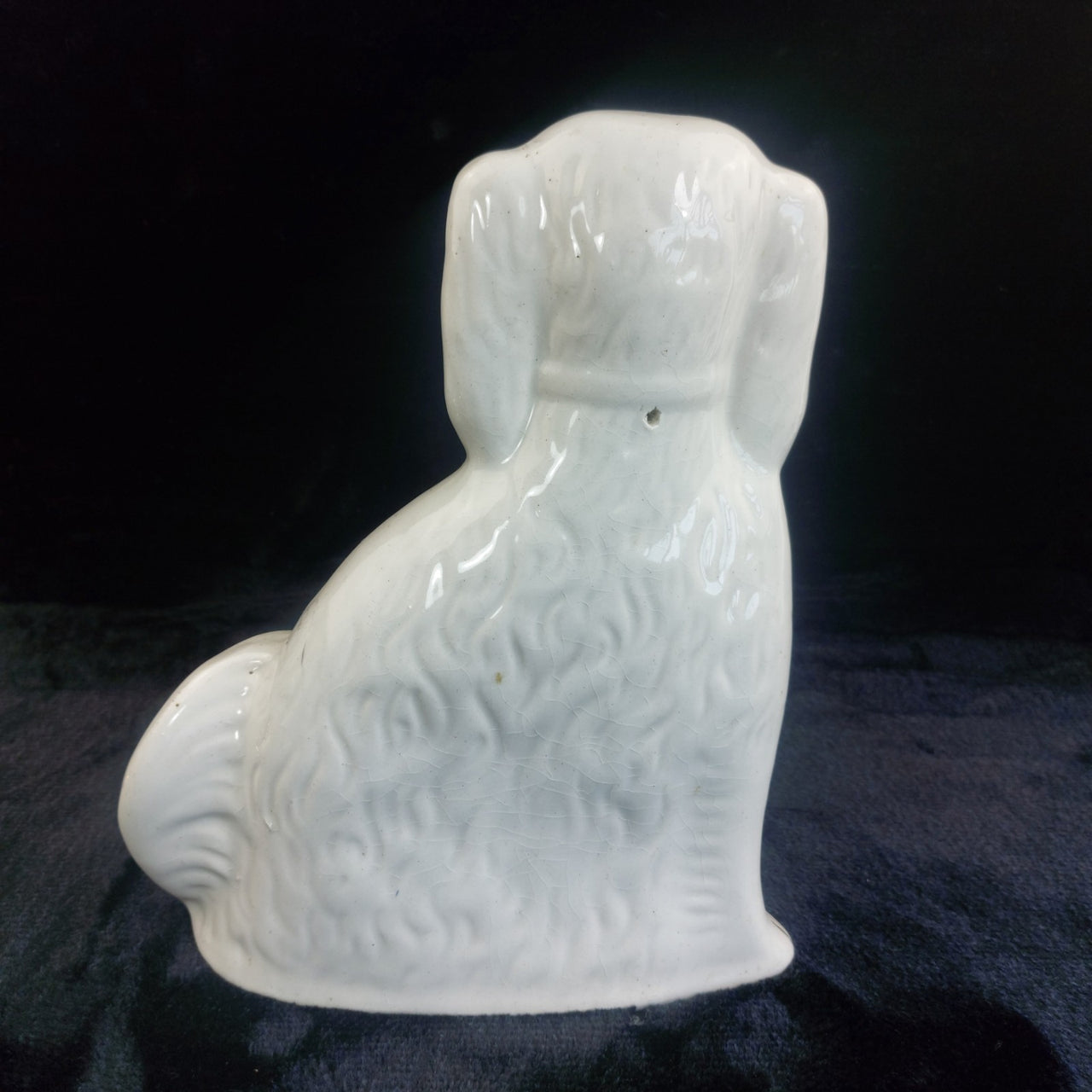 Staffordshire 19th Century antique porcelain Dog figurine 10.5" Spaniel7