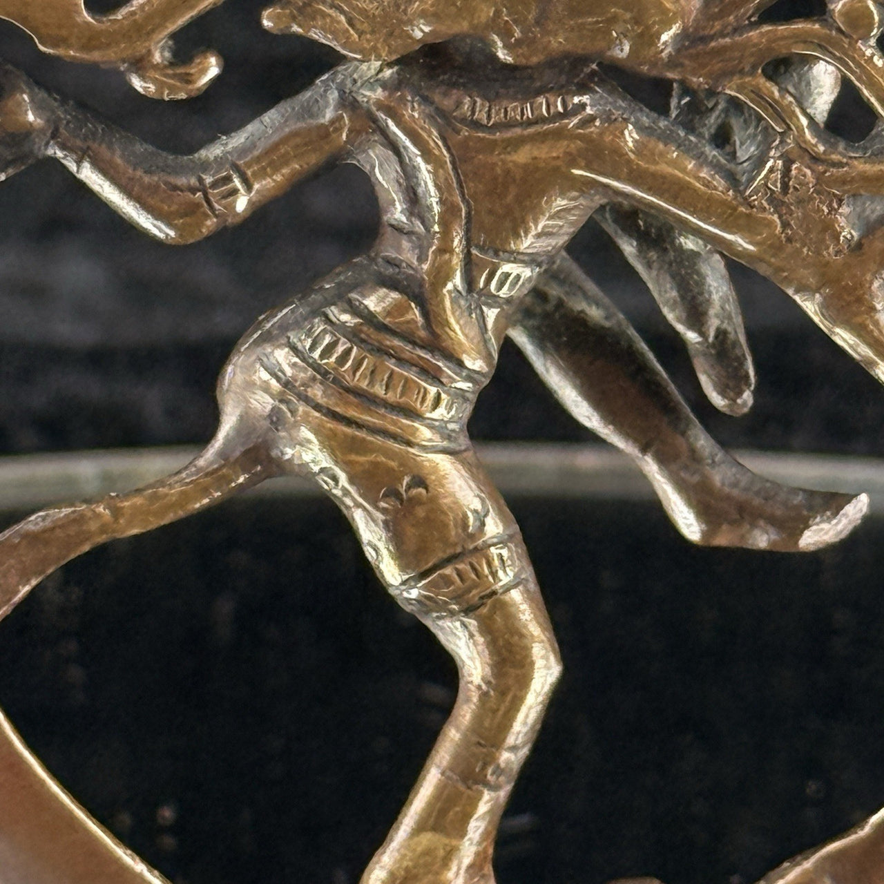 Antique Brass Hindu Figurine India Collectable Dispatched Evri Tracked Region.9