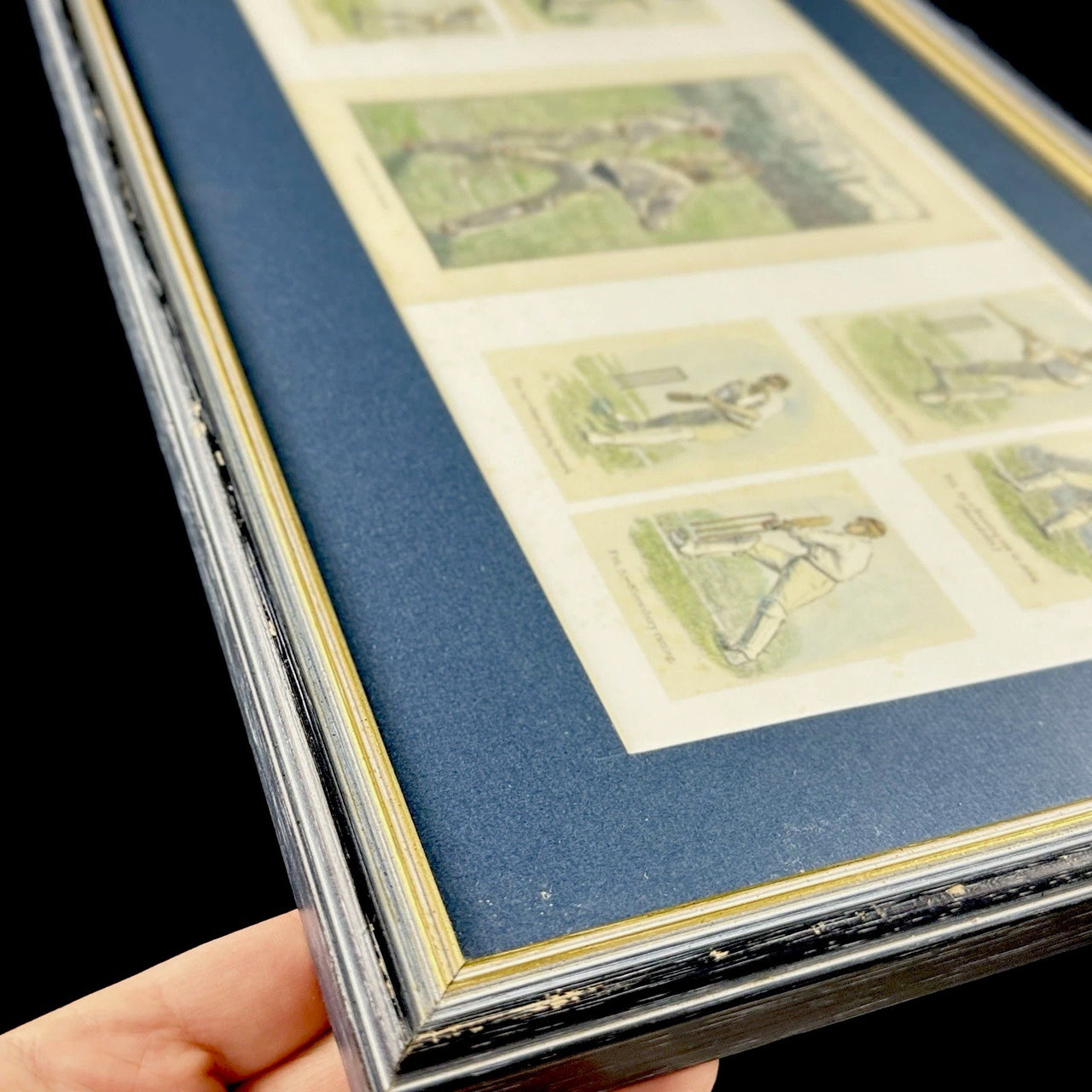 Lucien Caught Davis at Wicket Cricket Framed Print W.G. Grace Technique Scenes.9