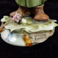 Thumbnail for Young with Postman Letter Capodimonte Porcelain Figurine by G. Pezzato see pics7