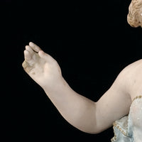 Thumbnail for Augarten Vienna Porcelain Ladies Musician Figurines Lyre Pair Austria Antique se14
