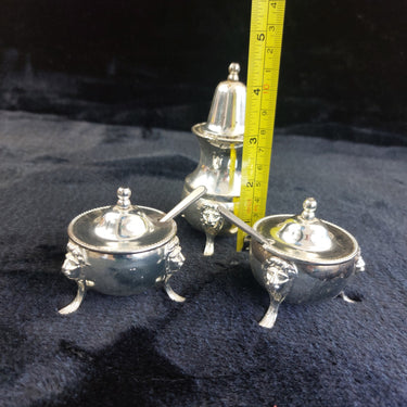 England Silver Plated Condiment Set 4.5