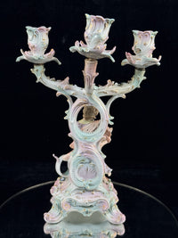 Thumbnail for Antique 1800s Sitzendorf Dresden Meissen Sty Porcelain Candelabra Rococo See Pic10