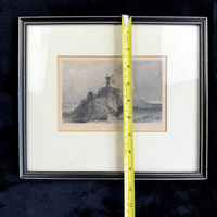 Thumbnail for Pair Antique c.1830s Thomas Allom Engravings pr Bamborough & Holy Island Castle.7