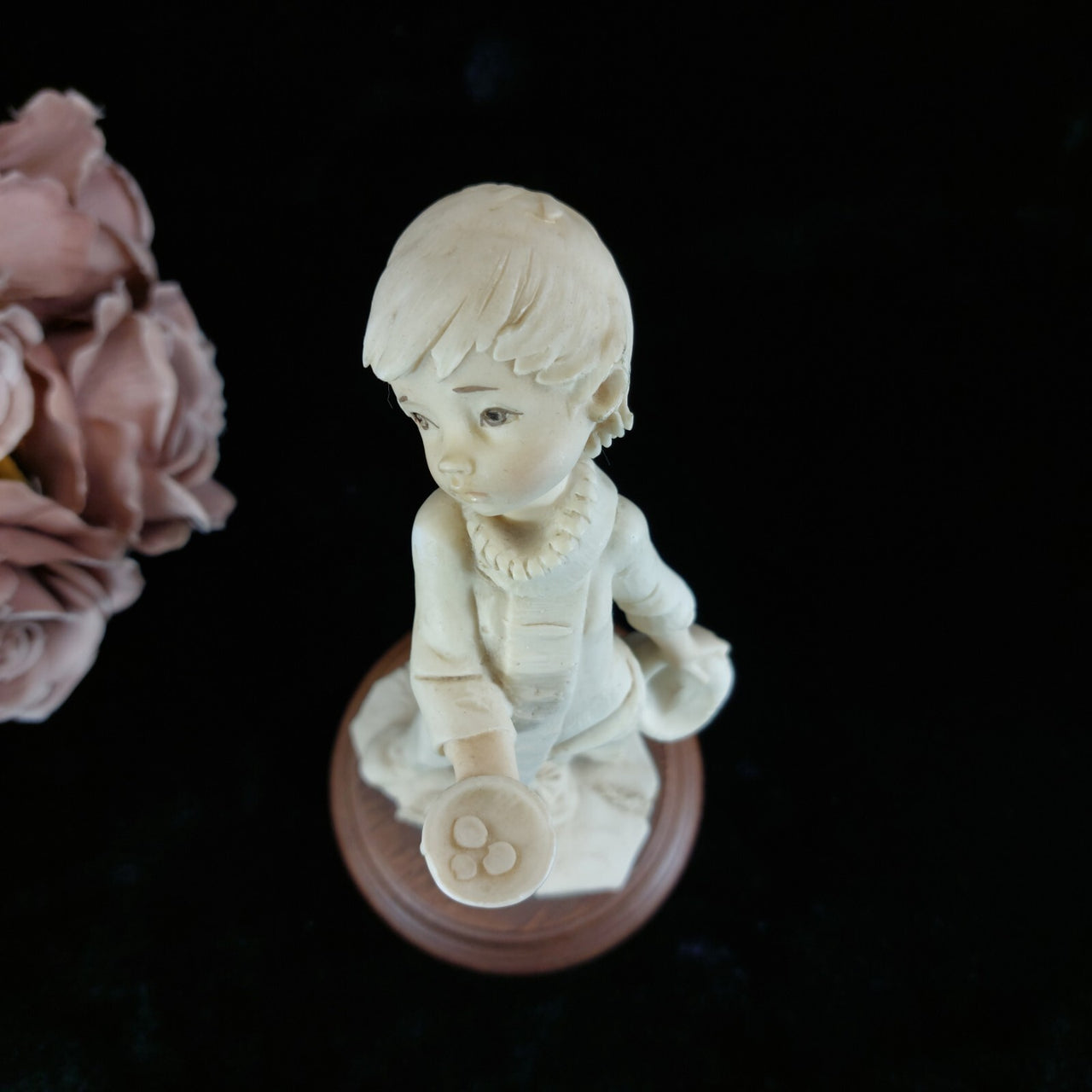 Vintage Vittorio Tessaro Figurine A.D.L.  "The Little Beggar Boy"  italian7