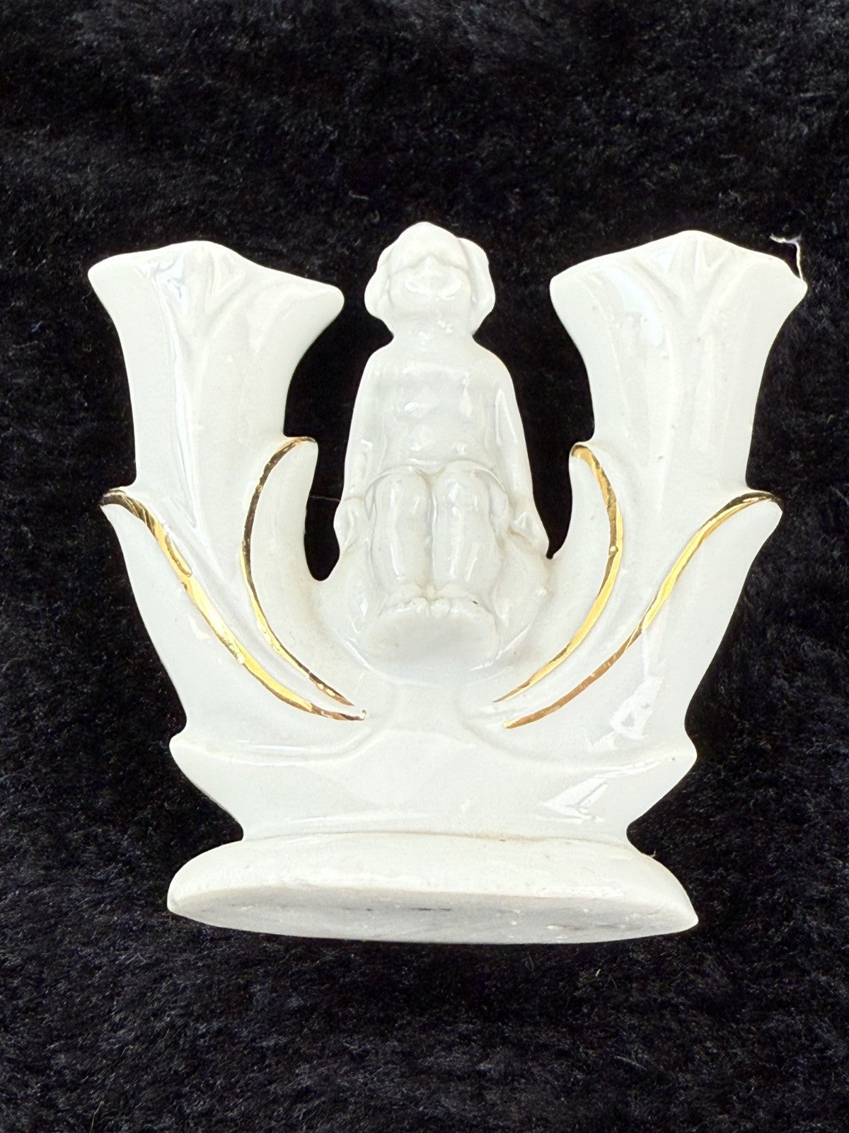 Vintage Mid-Century Figurine Porcelain Set - Dancer with Two Candle Holders16