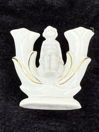 Thumbnail for Vintage Mid-Century Figurine Porcelain Set - Dancer with Two Candle Holders16