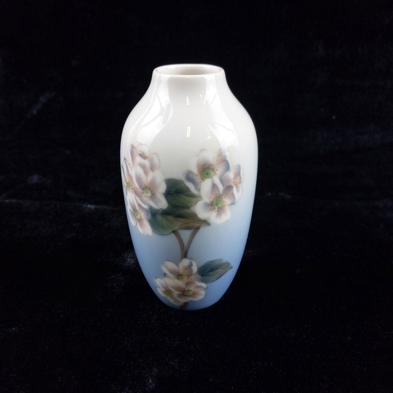 Royal Copenhagen Porcelain Vase 1965 , Collectable Gift, Luxury Denmark blue4