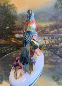 Thumbnail for Stunning Rare Giuseppe Armani Figurine | Mother Bird Feeding 3 Chicks | Signed4