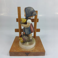 Thumbnail for Goebel Hummel HUM 250 A&B Bookends Goat Herder & Feeding Time 1960s Figurine dec10