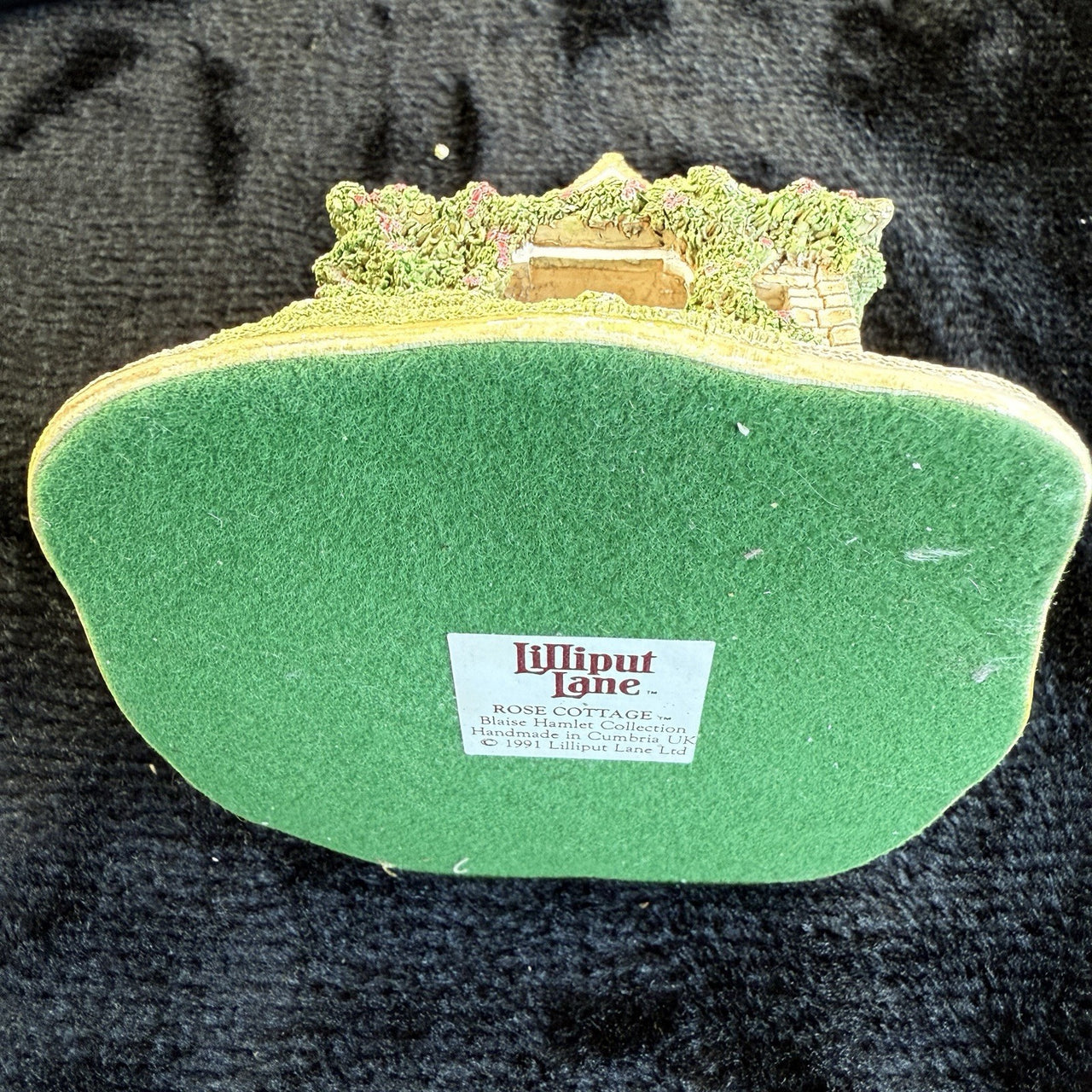 RARE Vintage 1991 Lilliput Lane "Rose Cottage" Miniature Blaise Collect Hamlet6