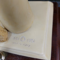 Thumbnail for Vintage Vittorio Tessaro Figurine Lamp - Elegant Lady & Poodle - untested! 19928