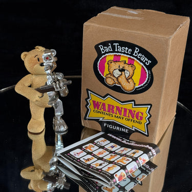 Rare Bad Taste Bears THE TERMINATOR Figurine Sci-Fi Cyborg T-800 Parody Boxed 0