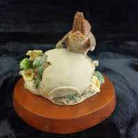 Thumbnail for Border Arts Fine 1978 A Wall Wren Bird Figurine Hand Made Scotland Limited 2