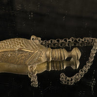 Thumbnail for Antique Brass Fish Snuff Box Perfume Bottle with Chain Handcrafted China   3