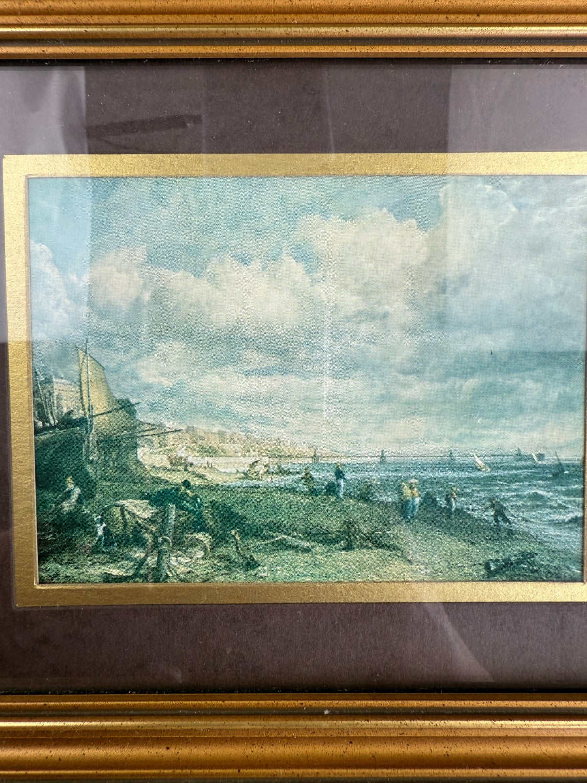 A Collection of Classic Art: Vintage Constable Prints Landscape & frame Set of 53