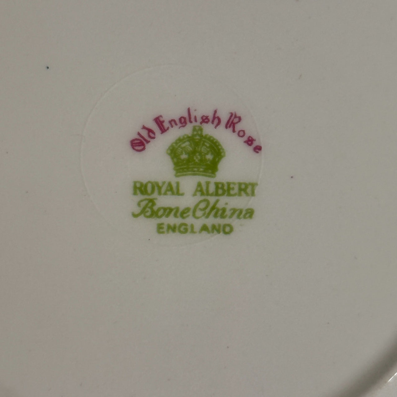 Pink Royal Albert Old English Rose Trio x2 & Serving Plate Bone China England10