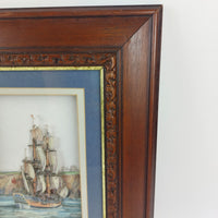 Thumbnail for Framed 3D Art H.M.B. Endeavour  Refit Handcrafted  Signed by Freeman Whitby9