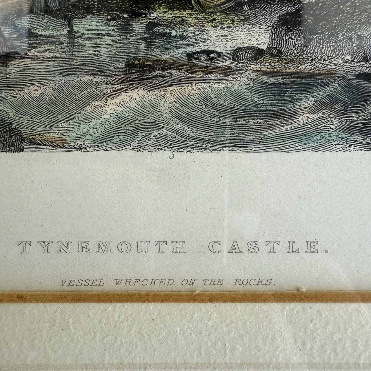 Antique Hand-Colored Lithographs Dunstanborough Castle & Tynemouth Pair Prints21