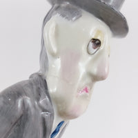 Thumbnail for Welshcrest Fine Bone China Figurine - 1960's Vintage Top-Hatted Man -Repaired6