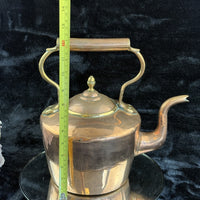 Thumbnail for Antique Large Copper Kettle with Brass and Copper Handle - English Country House4
